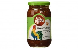 Double Horse Chicken Pickle   Glass Jar  400 grams